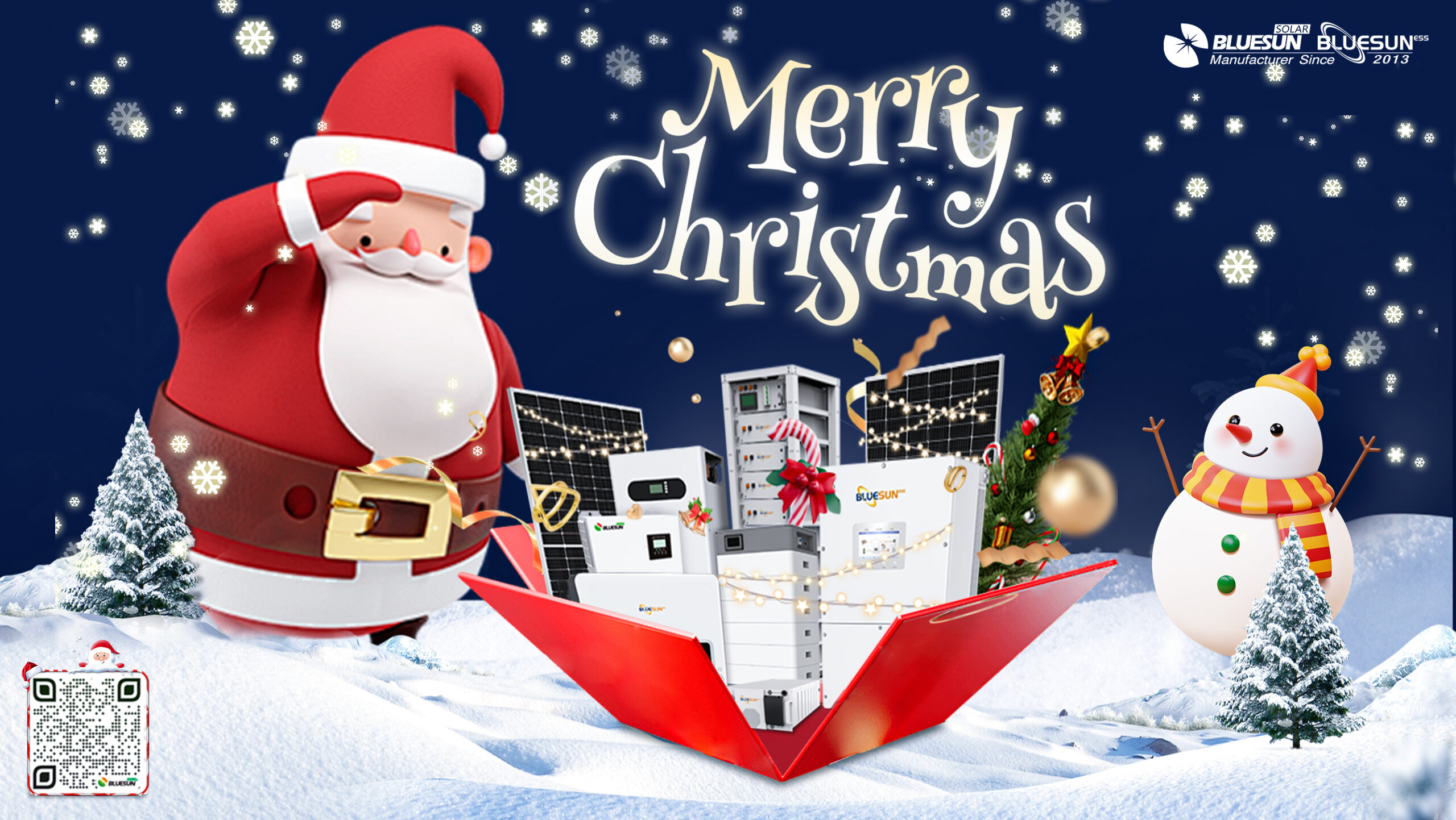 Giáng sinh vui vẻ! Ông già Noel mang đến sự ấm áp và niềm vui cho tất cả mọi người