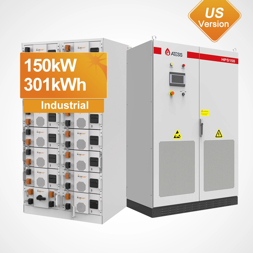 US 150kW All-in-One Công nghiệp Solar Lưu trữ năng lượng System