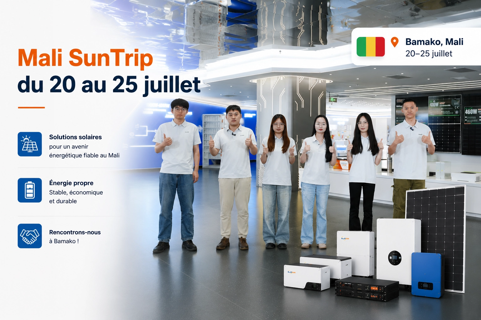 Bluesun Brings Reliable Solar Energy Giải pháp to Mali