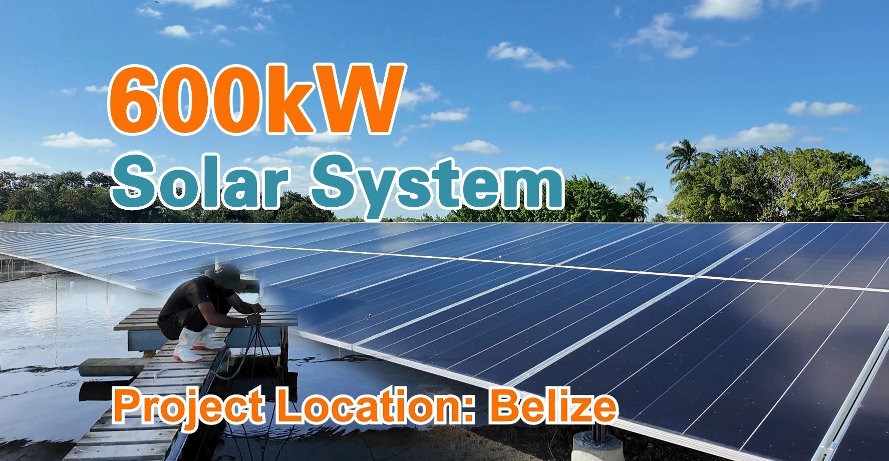 600kW Hệ thống điện mặt trời Project in Belize | Bluesun