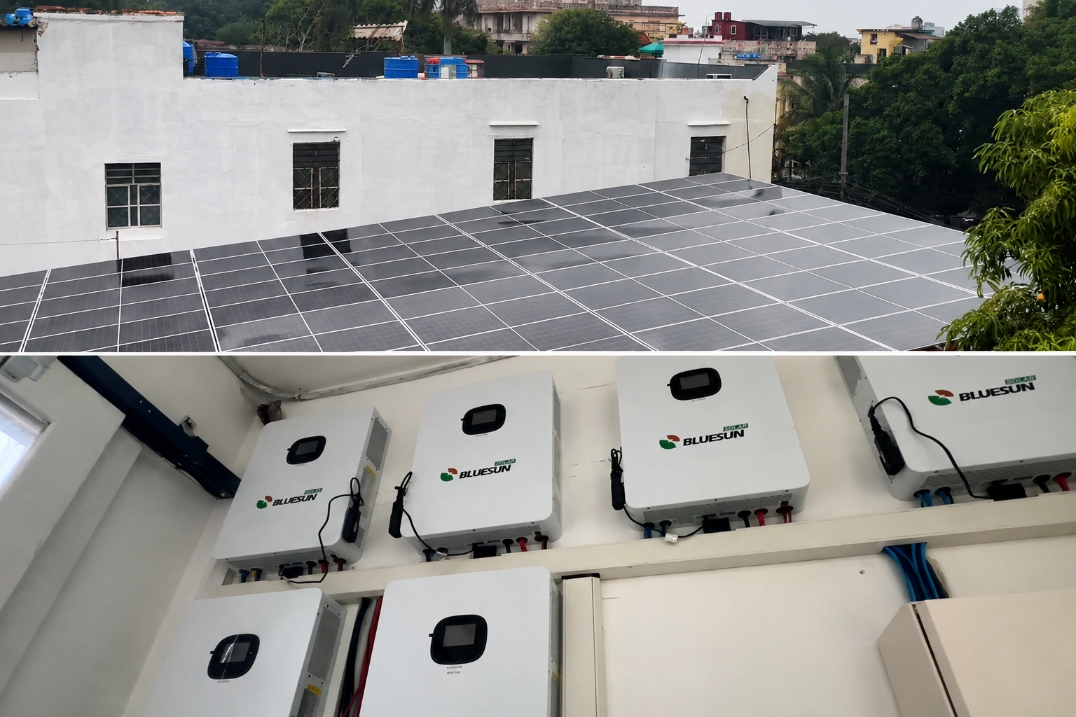 Hệ thống năng lượng mặt trời độc lập 60kW/140kWh tại Cuba